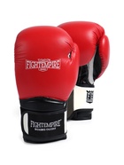 Перчатки боксёрские FIGHT EMPIRE, PRO KING, красно-чёрные, размер 8 oz - фото 54752524