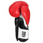 Перчатки боксёрские FIGHT EMPIRE, PRO KING, красно-чёрные, размер 12 oz - Фото 3