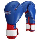 Перчатки боксёрские FIGHT EMPIRE, ELITE, синие, размер 10 oz - фото 319965609