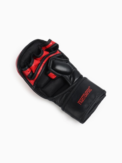 Перчатки для ММА FIGHT EMPIRE, SPARRING, размер L, чёрно-красные