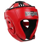 Шлем боксёрский FIGHT EMPIRE, AMATEUR, р. L, цвет красный - фото 10931482