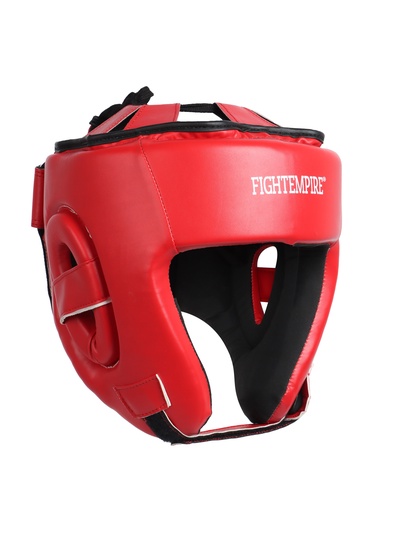 Шлем боксёрский FIGHT EMPIRE, AMATEUR, р. L, цвет красный