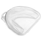 Капа боксёрская FIGHT EMPIRE Basic, цвет белый - Фото 3