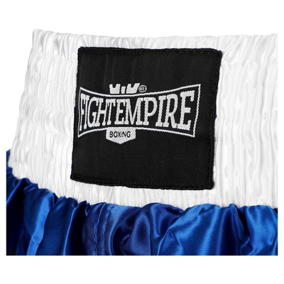 Шорты боксёрские FIGHT EMPIRE, ROUND, р. L, синие
