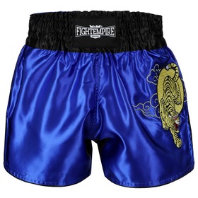 Шорты для тайского бокса FIGHT EMPIRE, р. XL, цвет синий