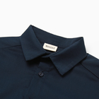 Рубашка для мальчика MINAKU: School Collection, цвет тёмно-синий, рост 128 см - Фото 7