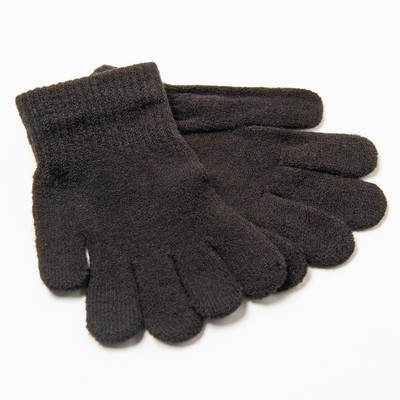 Детские перчатки А.S2304-M, цвет черный, размер 17