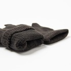 Перчатки детские, цвет черный, размер 17 - Фото 3