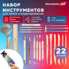 Набор инстр для лепки и модел BRAUBERG ART CLASSIC 22 шт в пластиковой тубе 9927961 - фото 10917467