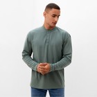 Лонгслив мужской MINAKU, размер 50, хаки - Фото 3