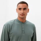 Лонгслив мужской MINAKU, размер 50, хаки - Фото 4