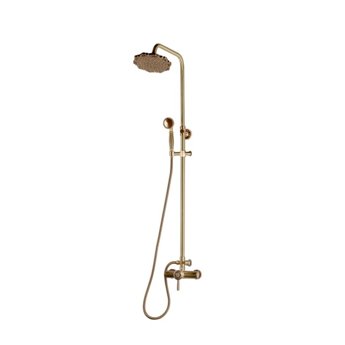 Душевая система Bronze de Luxe WINDSOR 10118/1F, без излива, тропический душ, лейка, латунь   100383