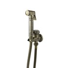 Гигиенический душ Bronze de Luxe 10235, без смесителя, на одну воду, латунь, бронза - фото 298423485