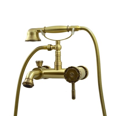Смеситель для ванны Bronze de Luxe WINDSOR 10419, душевой набор, излив 181 мм, латунь