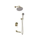 Душевая система Bronze de Luxe SCANDI 14582BR, встраиваемая, тропический душ, излив 240 мм   1003842 - Фото 1