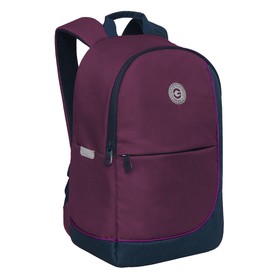 Рюкзак школьный, 40 х 27 х 15 см, Grizzly 345, эргономичная спинка, отделение для ноутбука, фиолетовый RD-345-2_4