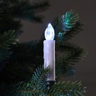 Светодиодные свечи на прищепках 10 см, 10 штук, от батареек ААх1, пульт ДУ, свечение мульти (RGB) - Фото 13