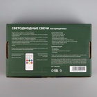 Светодиодные свечи на прищепках 10 см, 10 штук, от батареек ААх1, пульт ДУ, свечение мульти (RGB)  (артикул 9604001)  большой выбор товаров оптом и в розницу по низким ценам с доставкой