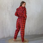 Комплект домашний женский «Классика», цвет красный, размер 50 - фото 22710407