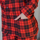 Комплект домашний женский «Классика», цвет красный, размер 50 - фото 22710409