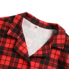 Комплект домашний женский «Классика», цвет красный, размер 50 - фото 23195784