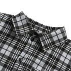 Рубашка мужская «Фланель», цвет серый, размер 50 - Фото 5