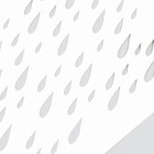 Трафарет пластиковый "Дождик" 16х24 см - фото 22731437