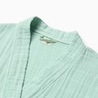 Халат женский муслиновый LoveLife, размер 42-44, цвет мятный, хлопок, 4-сл, 235 г/м² - Фото 7