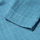 Халат жен.муслиновый LoveLife размер 50-52, цвет синий, 100% хл, 4-сл, 235гр/м2 - Фото 3