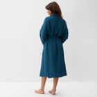 Халат жен.муслиновый LoveLife размер 50-52, цвет синий, 100% хл, 4-сл, 235 г/м² - Фото 10