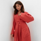 Халат женский муслиновый LoveLife, размер 42-44, хлопок, 4-сл, 235 г/м² - Фото 5