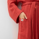 Халат женский муслиновый LoveLife, размер 42-44, хлопок, 4-сл, 235 г/м² - Фото 6