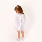 Карнавальный набор «Ангелочек»: футболка, юбка, крылья, ободок, термонаклейка, рост 98–110 см - Фото 5