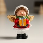 Сувенир полистоун "Ангел в колпаке с подарком/книгой" МИКС 5,5х5,5х7 см - Фото 2