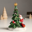 Сувенир полистоун свет "Дед Мороз у нарядной ёлочки" 11х9,5х14,5 см - Фото 3