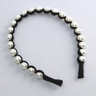 Ободок новогодний для волос с жемчугом «Выбирай счастье», 13 х 14 см - Фото 4