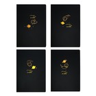 Скетчбук А5, 24 черных листа, "Кот космонавт", плотность 110 гр., МИКС - фото 8219564