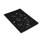 Скетчбук А4, 26 черных листов, "Котик на луне", плотность 110 гр., МИКС - Фото 5