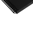 Скетчбук А4, 30 черных листов на гребне, "Панда", твердая подложка, плотность 110 гр., МИКС - Фото 7