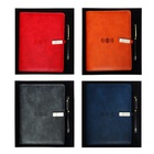 Ежедневник-органайзер в подарочной упаковке, А5, 140 листов, с ручкой, флешкой и зарядкой, обложка ПВХ, МИКС - Фото 1