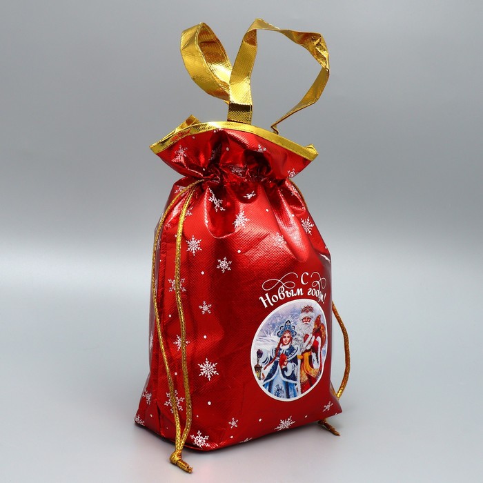 Пакет-мешок из нетканного материала «Новогоднее настроение, 25 × 32 см
