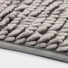 Коврик для дома Доляна «Букли длинные», 40×60 см, длина букли 2 см, светло-серый - Фото 4