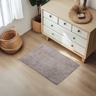 Коврик для дома Доляна «Букли длинные», 40×60 см, длина букли 2 см, светло-серый - Фото 2