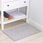 Коврик для дома Доляна «Букли длинные», 50×80 см, длина букли 2 см, светло-серый - Фото 7