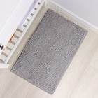 Коврик для дома Доляна «Букли длинные», 50×80 см, длина букли 2 см, светло-серый - Фото 6