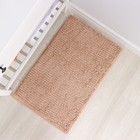 Коврик для дома Доляна «Букли длинные», 50×80 см, бежевый, длина букли 2 см - Фото 6