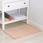 Коврик для дома Доляна «Букли длинные», 50×80 см, бежевый, длина букли 2 см - Фото 7