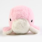 Мягкая игрушка «Кит» на брелоке, 11 см, цвет розовый - фото 7384842