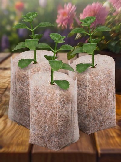 Пакет для рассады, 8×11 см, спанбонд, плотность 40 г/м², Greengo