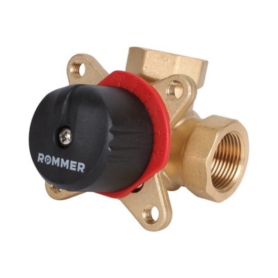 Клапан смесительный ROMMER RVM-0003-006320, 3/4", 3-х ходовой, KVs 6,3